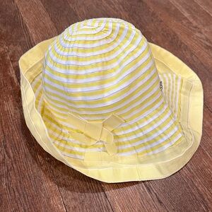 Lina Yellow Striped Women's Hat